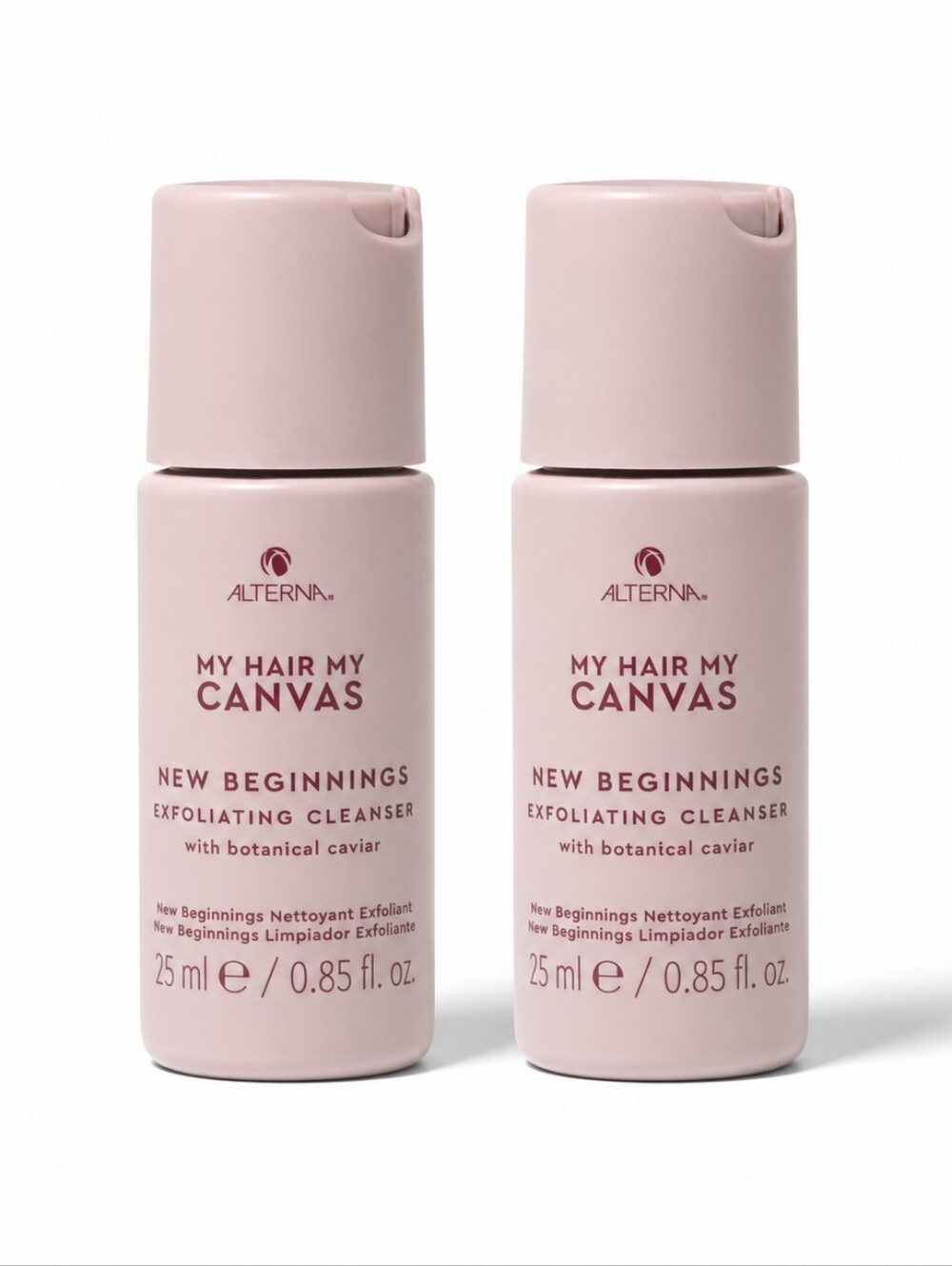 BUNDLE OF 2 Alterna My Hair My Canvas Exfoliating Cleanser .85oz Each